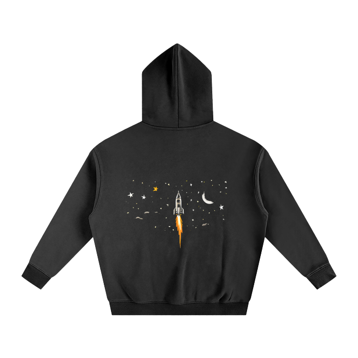 Rocket Oversize Fleeced Hoodie
