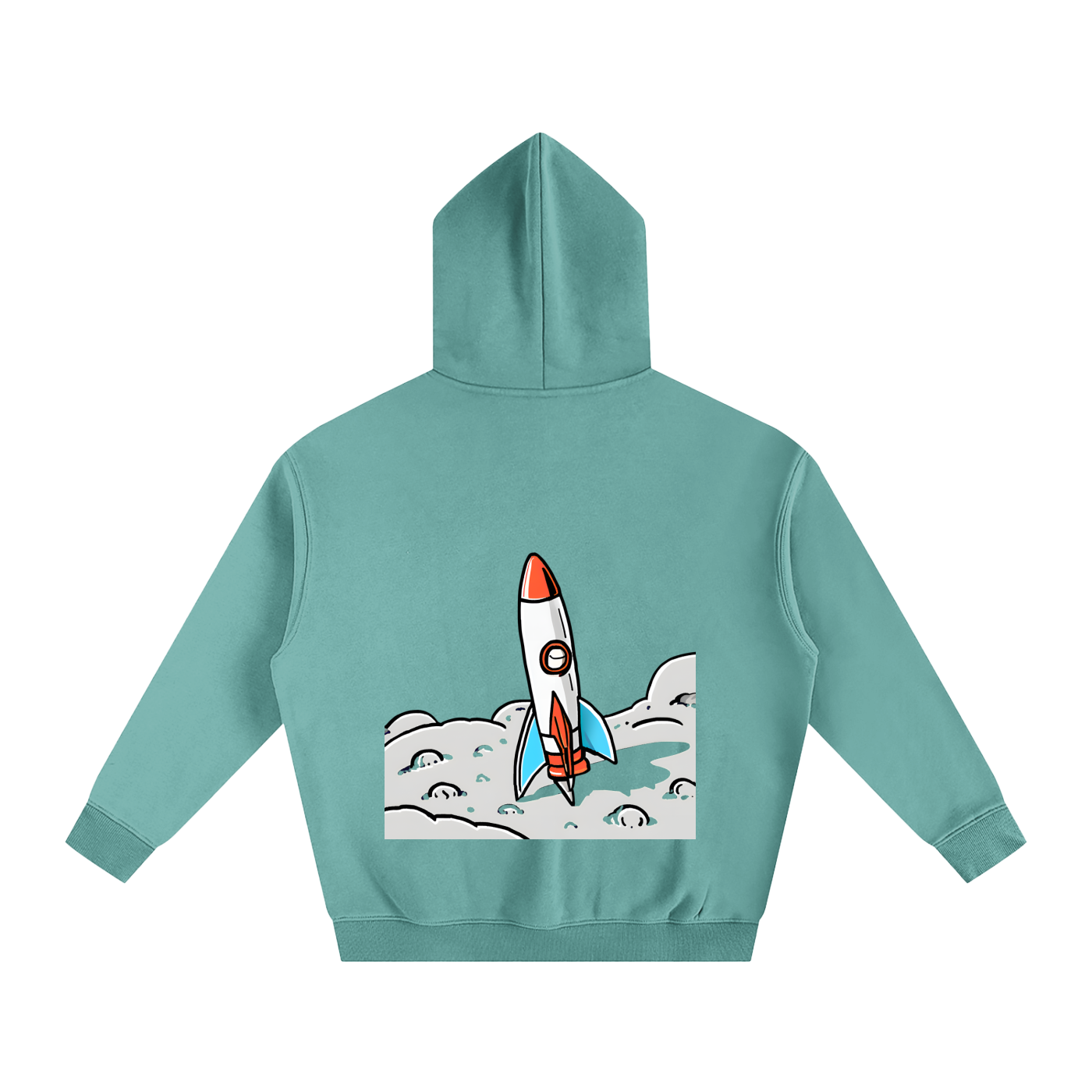 Rocket Oversize Fleeced Hoodie