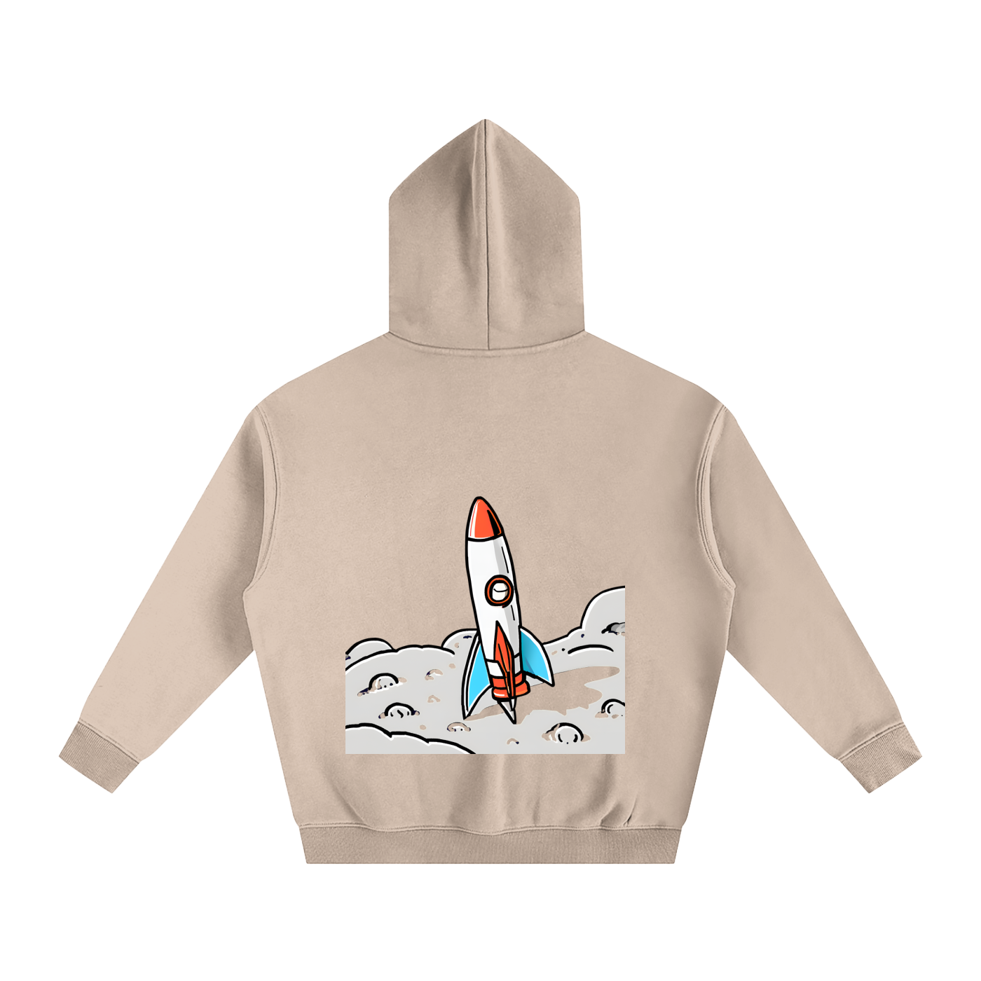 Rocket Oversize Fleeced Hoodie
