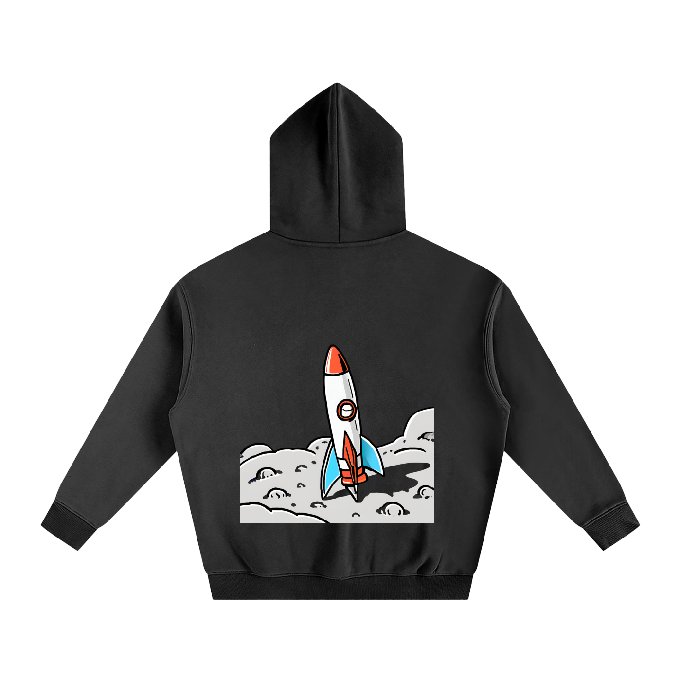 Rocket Oversize Fleeced Hoodie