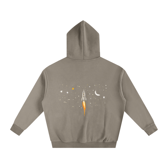 Rocket Oversize Fleeced Hoodie