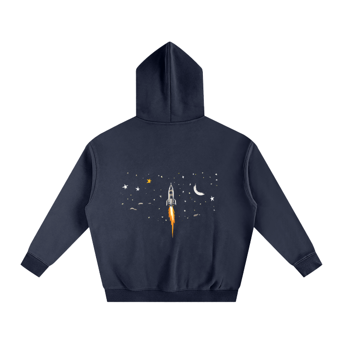 Rocket Oversize Fleeced Hoodie