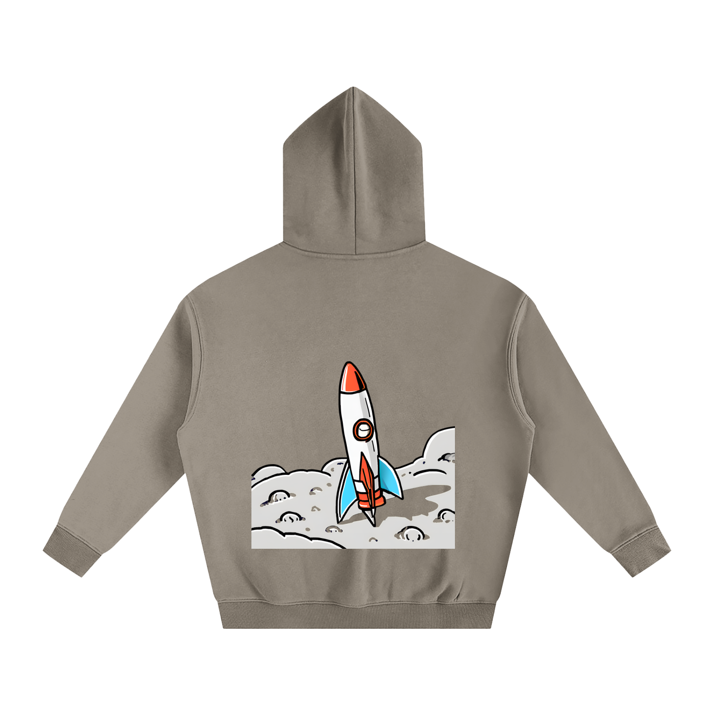 Rocket Oversize Fleeced Hoodie
