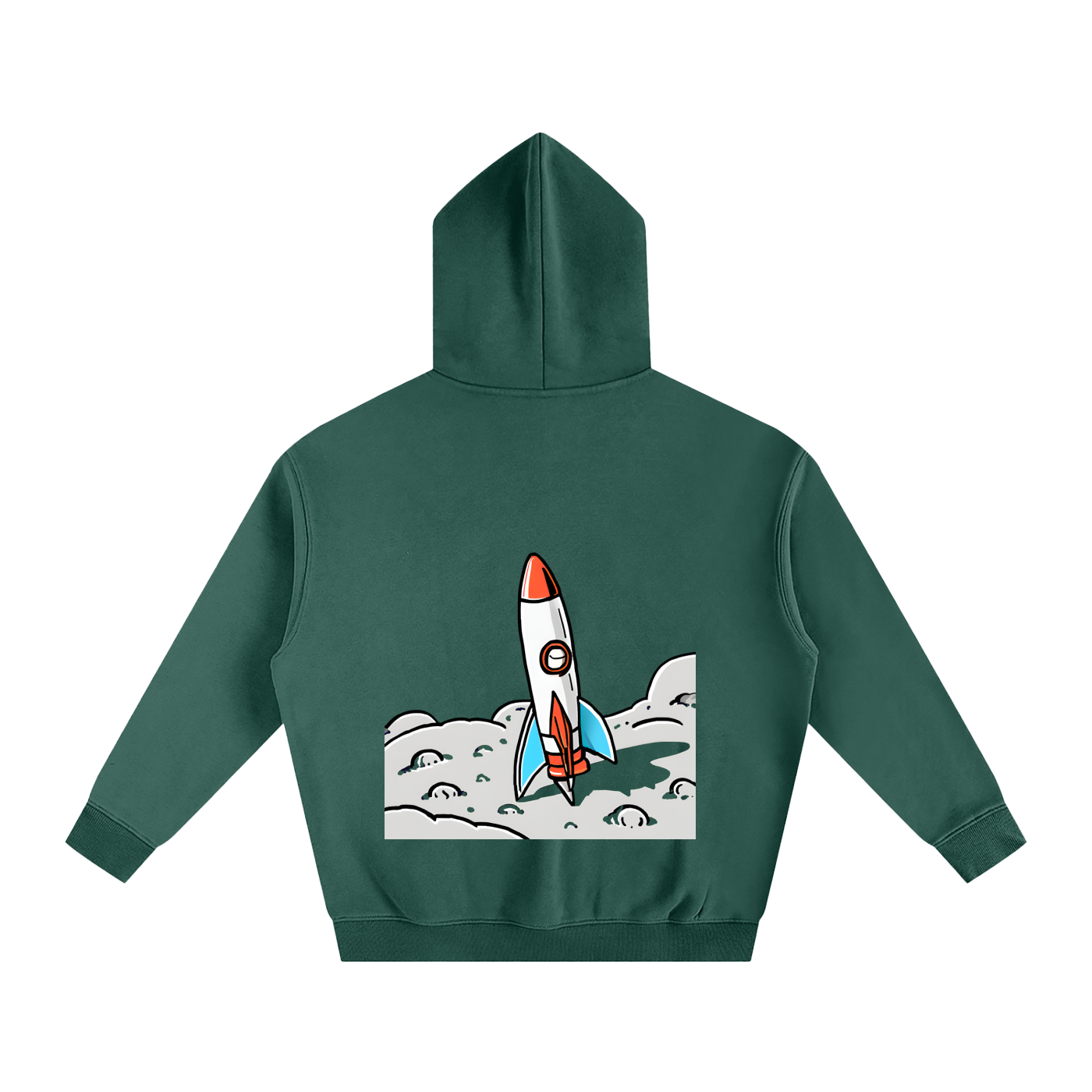 Rocket Oversize Fleeced Hoodie