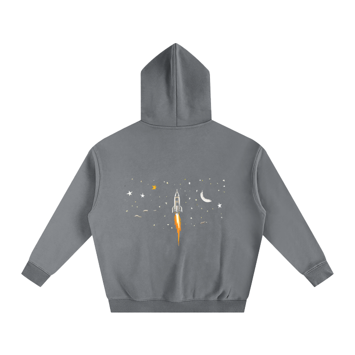 Rocket Oversize Fleeced Hoodie