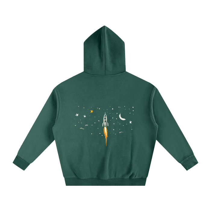 Rocket Oversize Fleeced Hoodie