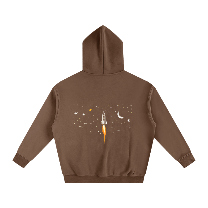 Rocket Oversize Fleeced Hoodie