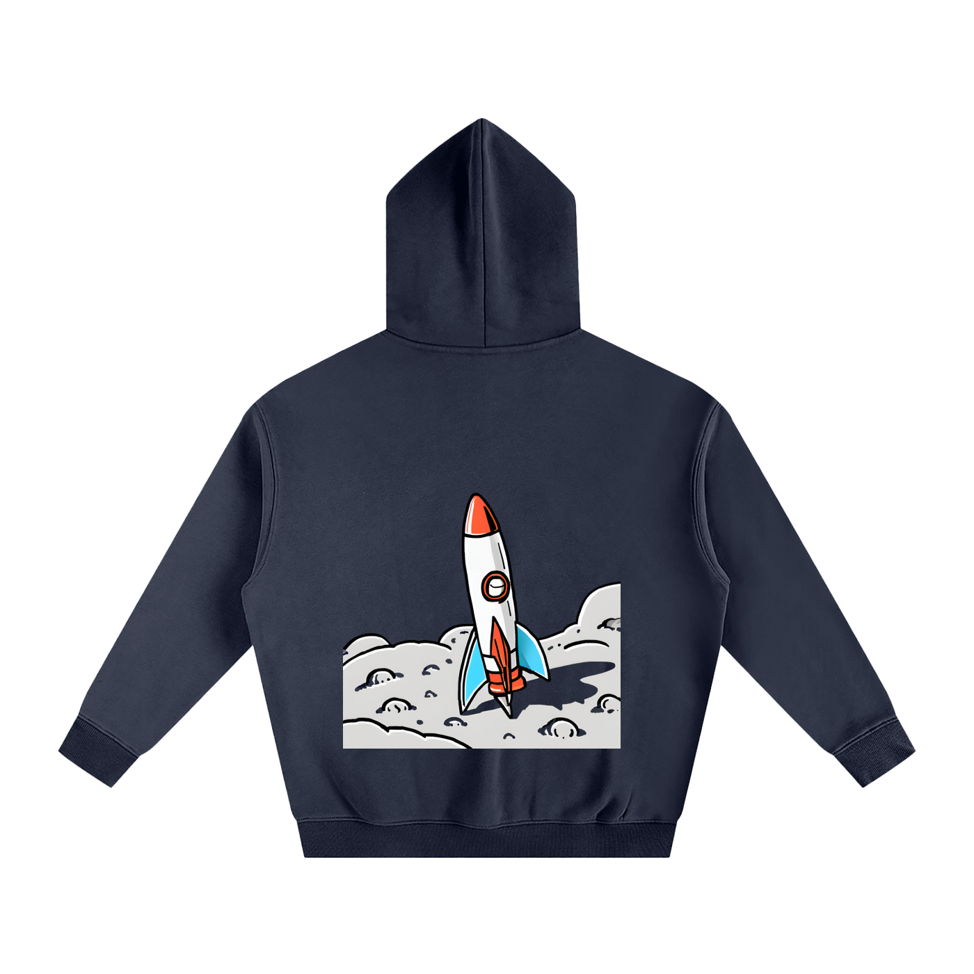 Rocket Oversize Fleeced Hoodie