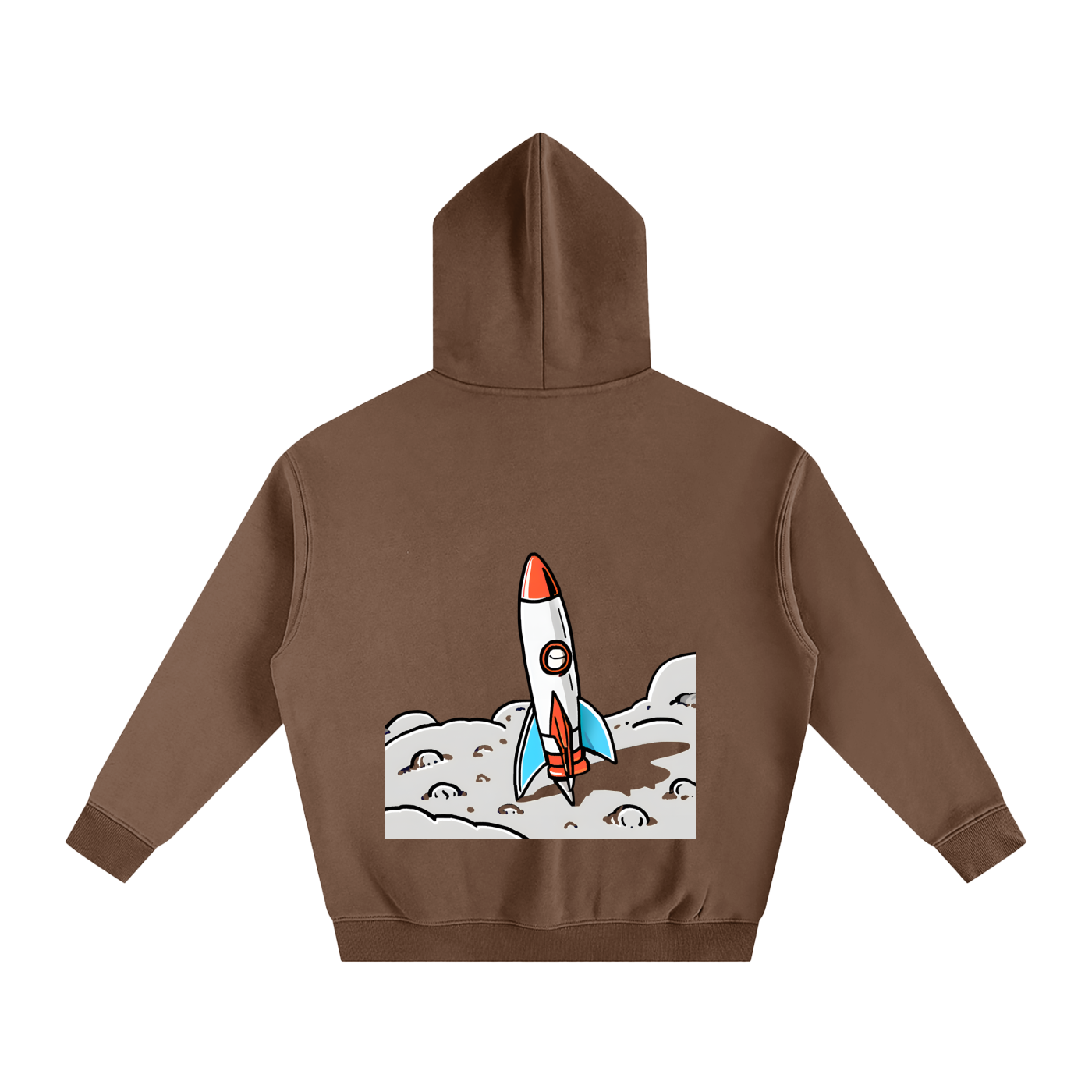 Rocket Oversize Fleeced Hoodie