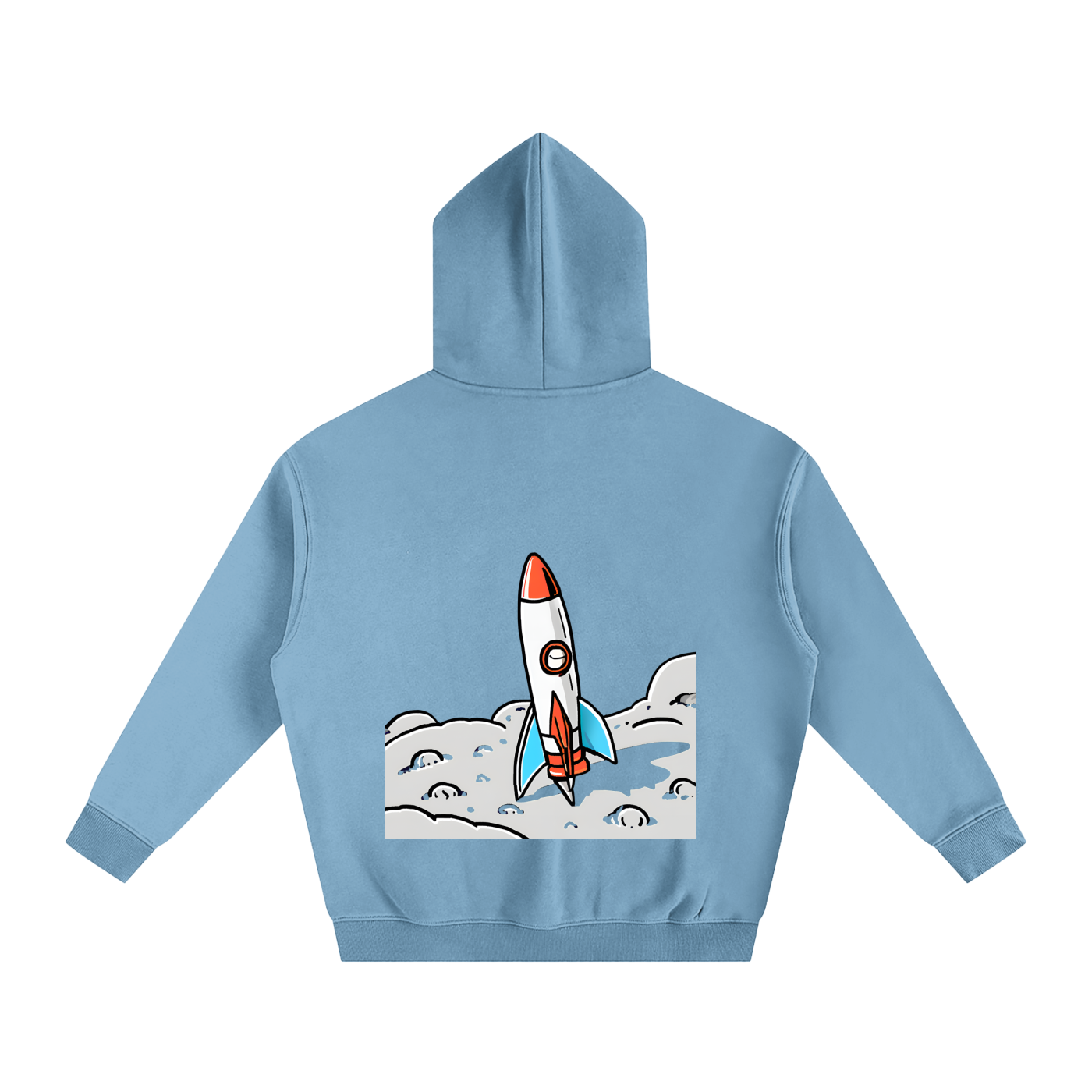 Rocket Oversize Fleeced Hoodie